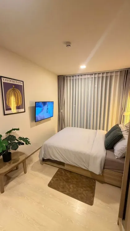 1-комнатная квартира с видом на сад в The Base Rise Central Phuket