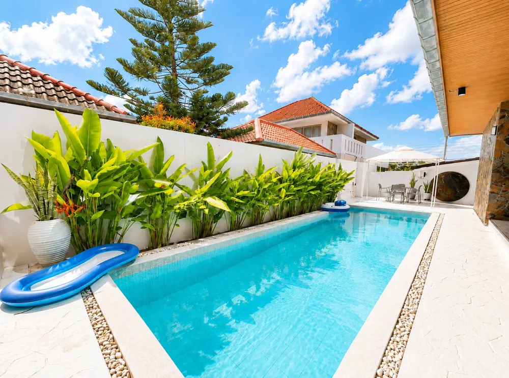 Modern Bali-Style 3BR Private Pool Villa for Rent in Pasak Soi 4, Cherngtalay
