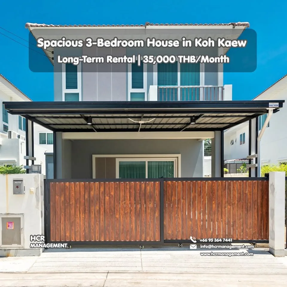Cozy 3-Bedroom House for Rent in Supalai Bella Koh Kaew
