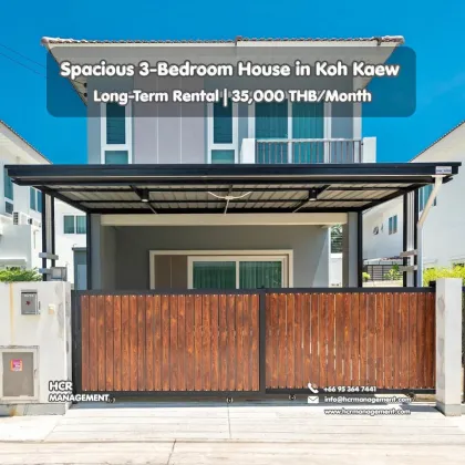 Cozy 3-Bedroom House for Rent in Supalai Bella Koh Kaew