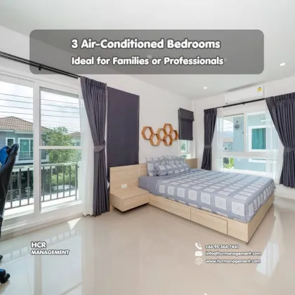 Cozy 3-Bedroom House for Rent in Supalai Bella Koh Kaew