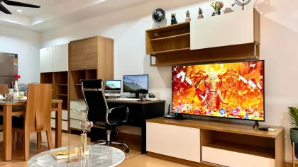 2-Zimmer-Wohnung mit 2 Bädern und Poolblick in Patong