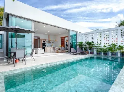 Luxury 3-Bedroom Beachfront Pool Villa for Rent in Rawai