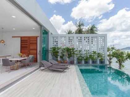 Luxury 3-Bedroom Beachfront Pool Villa for Rent in Rawai