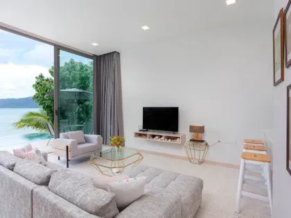 Luxury 3-Bedroom Beachfront Pool Villa for Rent in Rawai