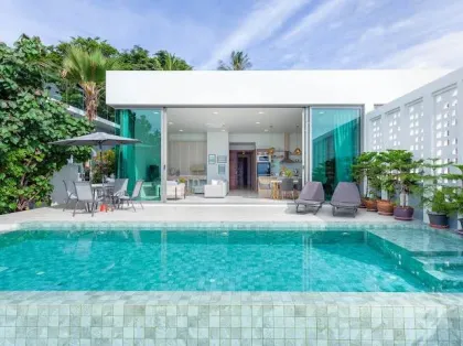 Luxury 3-Bedroom Beachfront Pool Villa for Rent in Rawai