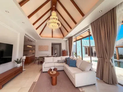 Villa de Luxe 3 Chambres avec Piscine Privée à Louer à Anchan Indigo 1, Bang Tao