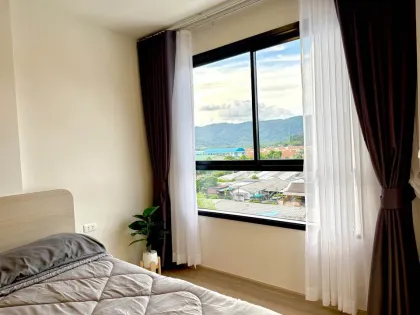 Condominio con vista a la montaña de 1 dormitorio en renta en D Condo Reef, Kamala