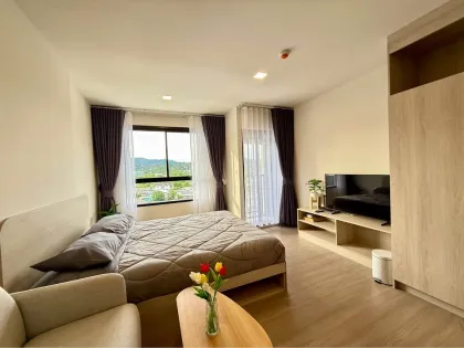 Condominio con vista a la montaña de 1 dormitorio en renta en D Condo Reef, Kamala