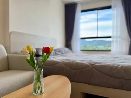 Condominio con vista a la montaña de 1 dormitorio en renta en D Condo Reef, Kamala