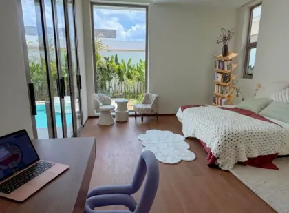บ้านวิลล่าสระว่ายน้ำ Manor บางโจ 4 ห้องนอนให้เช่า