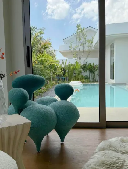 บ้านวิลล่าสระว่ายน้ำ Manor บางโจ 4 ห้องนอนให้เช่า