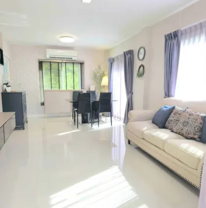 Spacious Fully Furnished 3-Bed 3-Bath Villa for Rent in Inizio Village, Koh Kaew