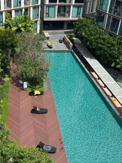 Moderno Condominio de 1 Habitación en Alquiler en The Base Uptown, Samkong, Phuket