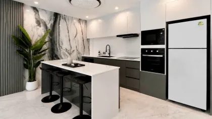 Moderne Poolvilla in ruhiger Lage von Patong zu vermieten