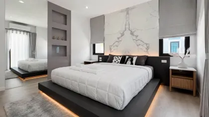 Moderne Poolvilla in ruhiger Lage von Patong zu vermieten