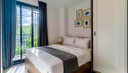 อพาร์ตเมนต์ 1 ห้องนอนให้เช่าที่ The Base Central Condo, เชิงทะเล