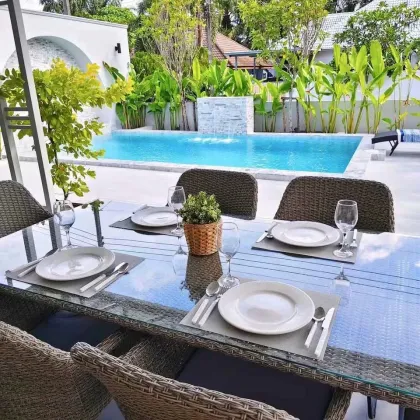 Neu renoviertes 3-Zimmer-Haus mit Pool zur Miete in Paklok, Thalang