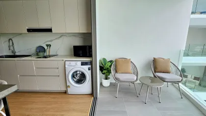 Moderne 1-Zimmer-Wohnung zur Miete in The Aqua, Boat Avenue