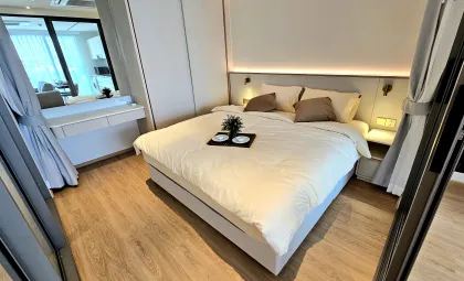 Moderne 1-Zimmer-Wohnung zur Miete in The Aqua, Boat Avenue