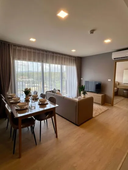 อพาร์ตเมนต์ 2 ห้องนอนใหม่เอี่ยมที่ The Base Cherngtalay - ชีวิตรีสอร์ทสุดหรู