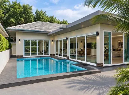 Villa Privée avec Piscine 3 Chambres à Louer à Paklok Près de UWC Phuket