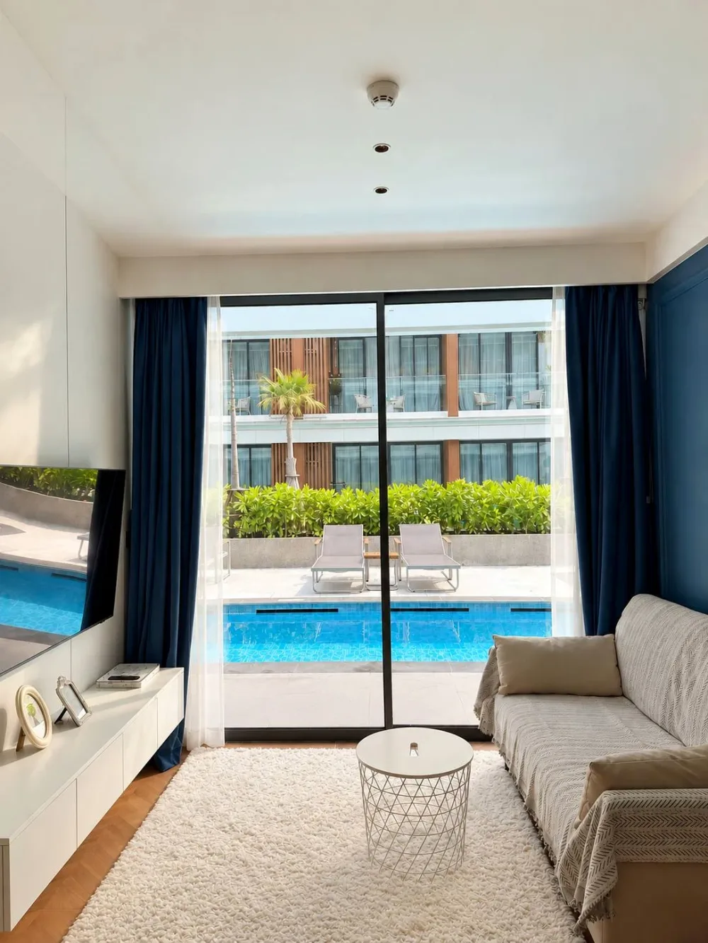 Sunshine A2002 – 2 Schlafzimmer Apartment mit direktem Poolzugang