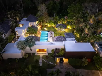 Layang Manor Four-Bedroom Garden Pool Villa for Rent in Cherng Talay