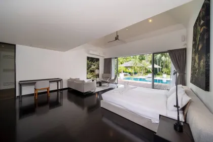 Layang Manor Four-Bedroom Garden Pool Villa for Rent in Cherng Talay