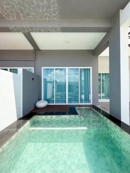 Villa moderne 2 chambres avec piscine privée à louer à Bang Tao