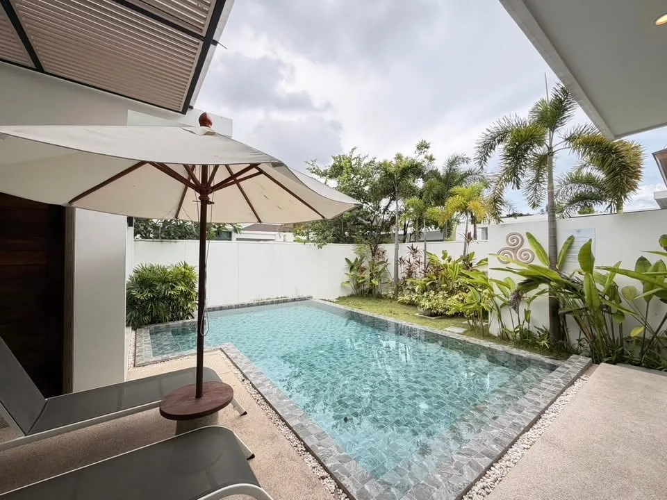 Luxury 2-Bedroom, 3-Bathroom Villa with Pool in Shambhala Cherngtalay