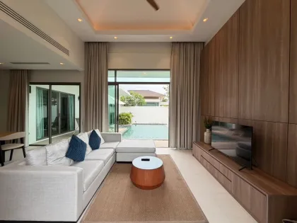 Luxury 2-Bedroom, 3-Bathroom Villa with Pool in Shambhala Cherngtalay