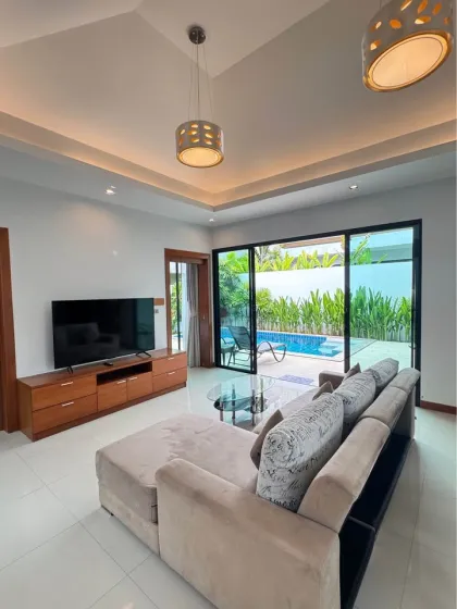 2-Bedroom Villa with Private Pool for Rent in Chalong
