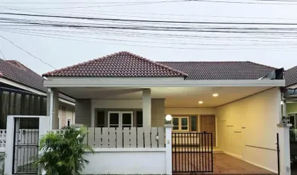 บ้านแฝด 2 ห้องนอน 2 ห้องน้ำ ให้เช่า เจ้าฟ้าการ์เด้นโฮม เกาะแก้ว