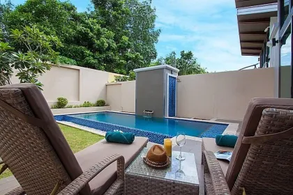 Villa de luxe 2 chambres avec piscine à louer à Si Sunthon, Phuket