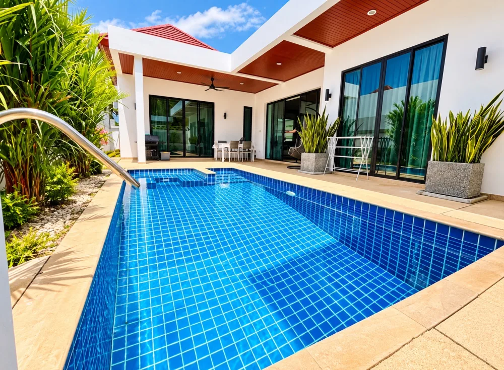 วิลล่า 3 ห้องนอนให้เช่าในราไวย์ ภูเก็ต - 75,000 บาท