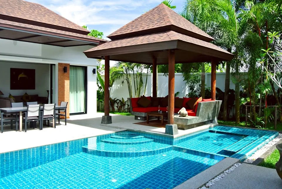 Poolvilla mit 3 Schlafzimmern und 2 Bädern zur Miete in Cherng Talay
