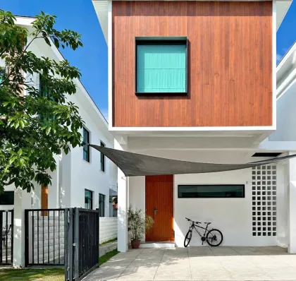 บ้านสไตล์มินิมัล 3 ห้องนอน 3 ห้องน้ำ ใกล้หาดไพล ในฉลอง