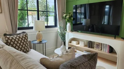 Luxus 3-Zimmer-Haus mit großem Garten gegenüber dem Clubhaus in Rawai