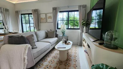 Luxus 3-Zimmer-Haus mit großem Garten gegenüber dem Clubhaus in Rawai