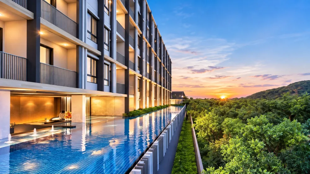 คอนโด 1 ห้องนอนให้เช่า เชิงทะเล – โบ๊ทอเวนิว / รัชดา ลากูน่า
