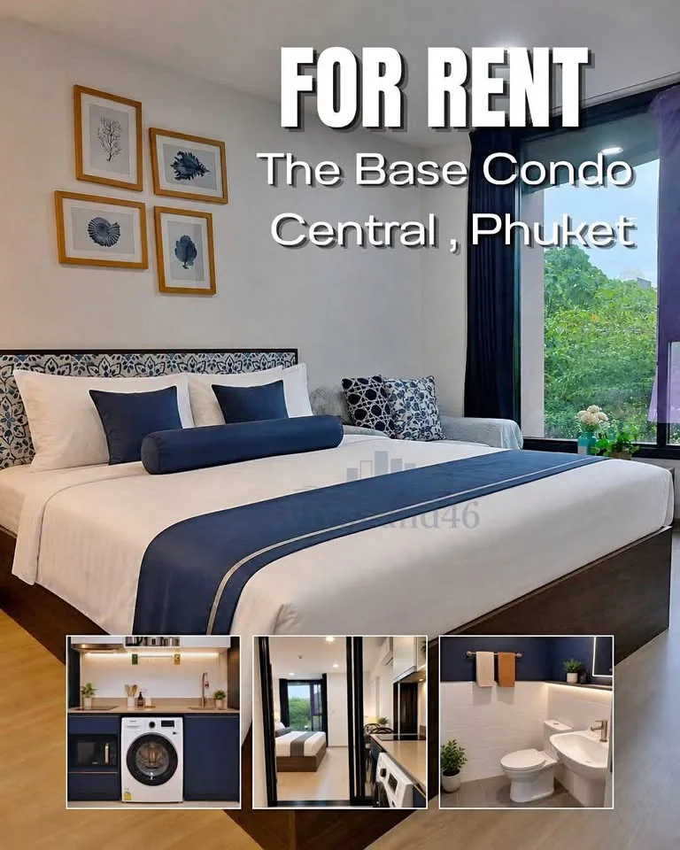 Аренда квартиры с 1 спальней в The Base Condo Central, Пхукет, полностью меблирована