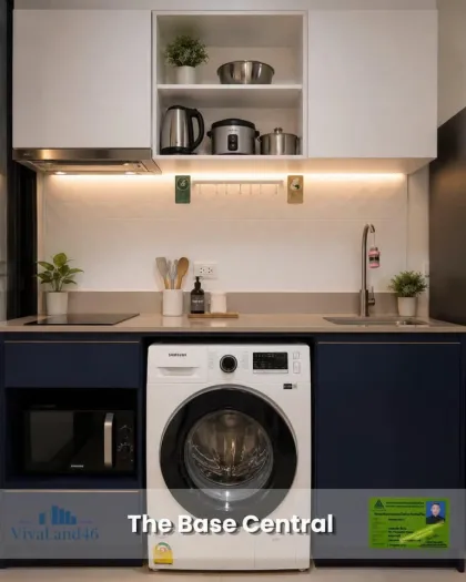The Base Condo Central Phuket 1-Zimmer-Wohnung zur Miete, vollständig möbliert
