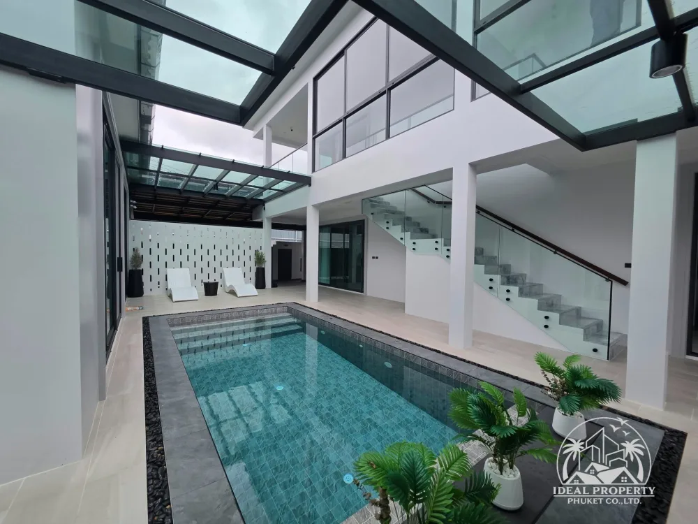 Brand-New 4BR Private Pool Villa for Rent in Chalong