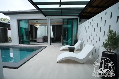 Villa neuve 4 chambres avec piscine privée à Chalong