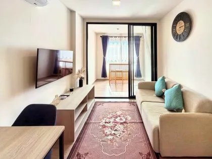 Apartamento amueblado de 1 dormitorio en D Condo Reef Kathu en alquiler