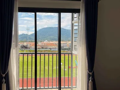 Apartamento amueblado de 1 dormitorio en D Condo Reef Kathu en alquiler