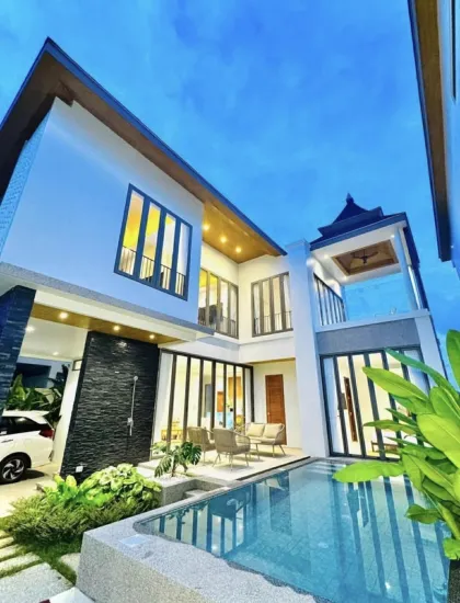 Villa neuve avec piscine privée à Thalang près de l'école UWC à louer
