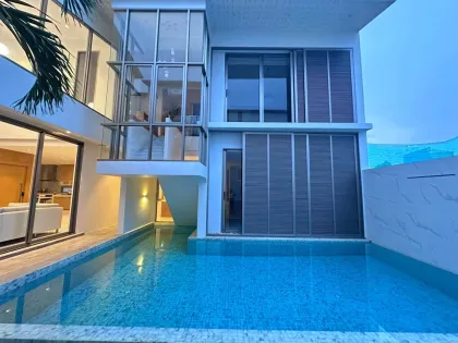 Villa moderne de 3 chambres avec piscine à louer à Pasak Cherng Talay