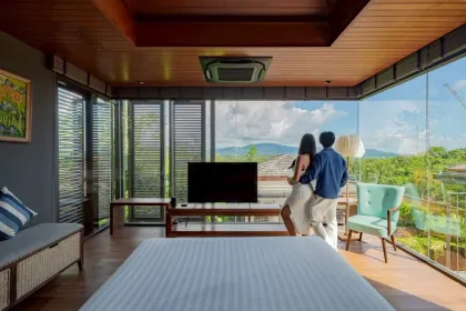 Villa duplex de luxe 1 chambre avec piscine privée à louer à Layan